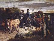 Gustave Courbet The Peasants of Flagey Returning from the Fair Sweden oil painting artist